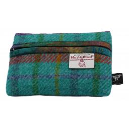 Zip Purse Turquoise Multi Check Tranquility.jpg